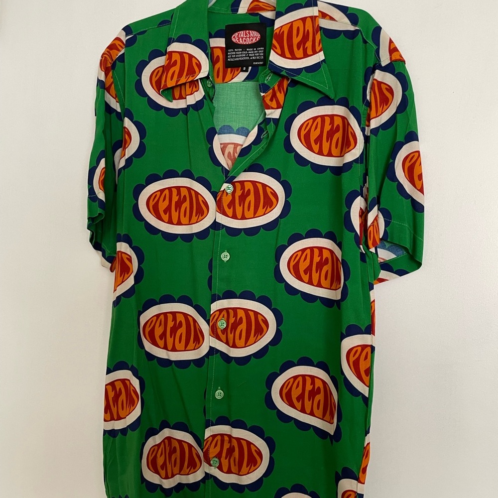 Petals and Peacocks Flannel shirt